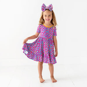 Baby Kids Bamboo Pajamas — Sweet Spot Girls Dress — Image 1