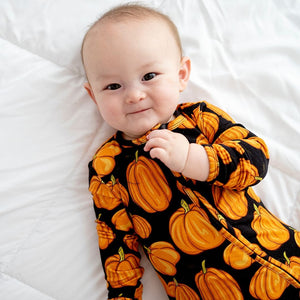 Baby Kids Bamboo Pajamas — Pick Of The Patch Footie — Image 1