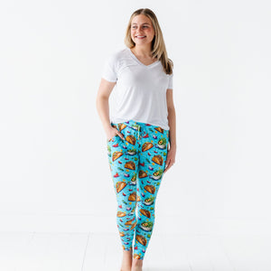 Baby Kids Bamboo Pajamas — Let's Taco-Bout It Women's Pants — Image 1