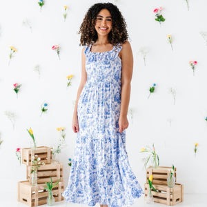 Baby Kids Bamboo Pajamas — Hoppy You're Hare Women's Dress — Image 1