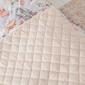 Baby Kids Bamboo Pajamas — Cream Puff Quilted Bamboo Blanket - Adult & Kids — Image 1