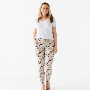 Baby Kids Bamboo Pajamas — On a Seafood Diet Women's Pants — Image 1