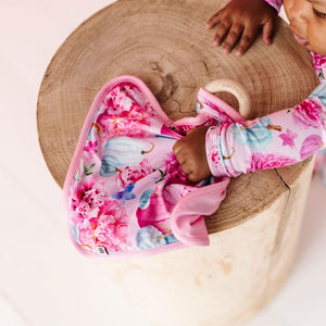 Baby Kids Bamboo Pajamas — Pretty Little Pumpkin Lovey — Image 1