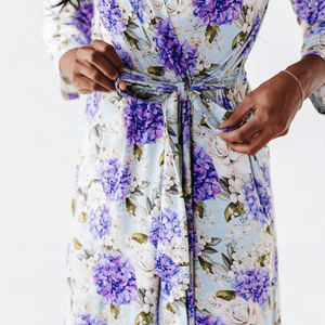 Baby Kids Bamboo Pajamas — Secret Garden Robe — Image 1