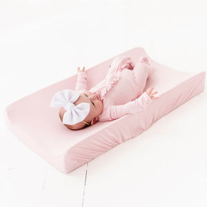 Baby Kids Bamboo Pajamas — Ballet Changing Pad Cover — Image 1