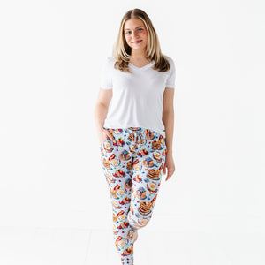 Baby Kids Bamboo Pajamas — Resting Brunch Face Women's Pants — Image 1