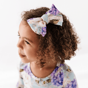 Baby Kids Bamboo Pajamas ā Secret Garden Alligator Clip ā Image 1