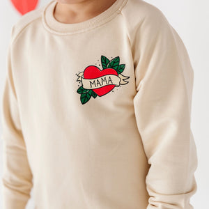Baby Kids Bamboo Pajamas — Mama Love Jogger Set — Image 1