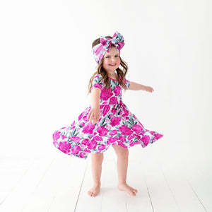 Baby Kids Bamboo Pajamas — You Grow Girl Girls Dress & Shorts Set — Image 1