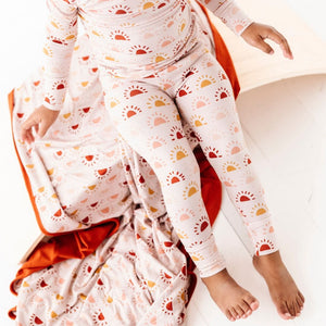 Baby Kids Bamboo Pajamas — Rise Above Bum Bum Blanket — Image 1