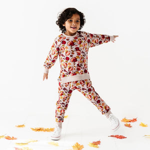 Baby Kids Bamboo Pajamas — Fall of Fame Jogger Set — Image 1