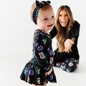 Baby Kids Bamboo Pajamas — Ruffle Dress Transformers™ More Than Meets The Eye — Image 1
