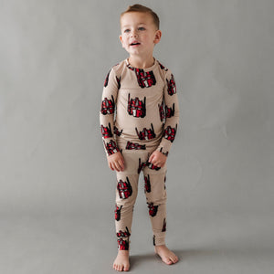 Baby Kids Bamboo Pajamas — Two-Piece Pajama Set Transformers™ Optimus Prime — Image 1