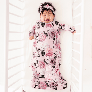 Baby Kids Bamboo Pajamas — Make Me Blush Sleep Sack — Image 1