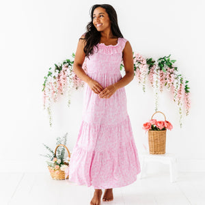 Baby Kids Bamboo Pajamas — Whispering Roses Women's Dress — Image 1