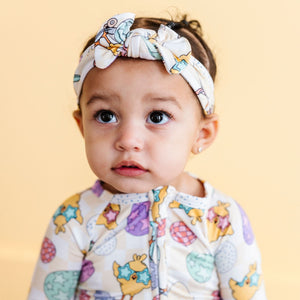Baby Kids Bamboo Pajamas — Chick Me Out Headwrap — Image 1