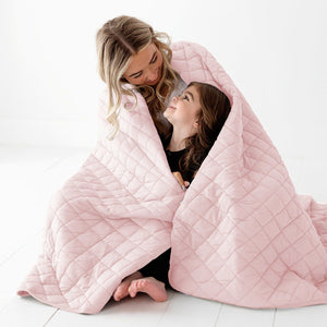 Baby Kids Bamboo Pajamas — Ballet Quilted Bum Bum Blanket - Adult — Image 1