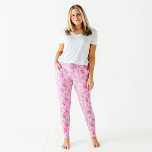Baby Kids Bamboo Pajamas — Ballet Blooms Women's Pants — Image 1