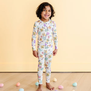 Baby Kids Bamboo Pajamas — Chick Me Out Two-Piece Pajama Set — Image 1