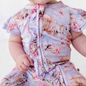 Baby Kids Bamboo Pajamas — A Knight to Remember Romper — Image 1