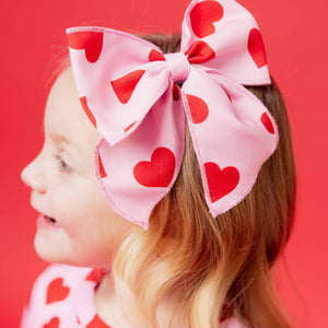 Baby Kids Bamboo Pajamas — All Heart Eyes Woven Alligator Clip — Image 1