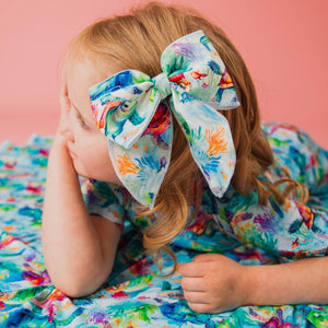 Baby Kids Bamboo Pajamas — The Turtle Package Woven Alligator Clip — Image 1