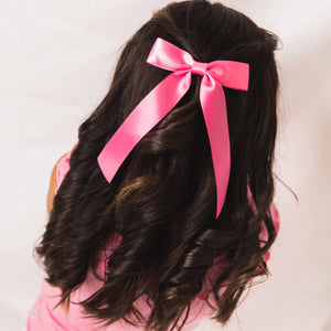 Baby Kids Bamboo Pajamas — BOOsties Forever Extra Long Bow — Image 1