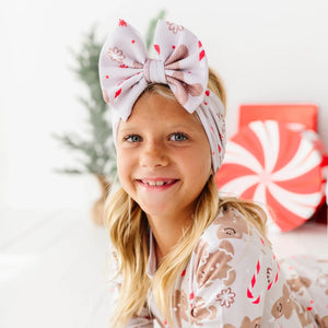 Baby Kids Bamboo Pajamas — Baking Spirits Bright Biggie Bow — Image 1