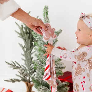 Baby Kids Bamboo Pajamas — Baking Spirits Bright Lovey + Plush — Image 1