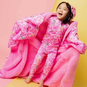 Baby Kids Bamboo Pajamas — Barbie™ Star Power Bum Bum Blanket - Plush — Image 1