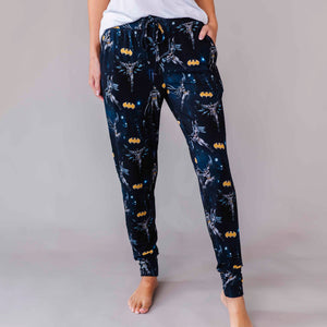 Baby Kids Bamboo Pajamas — BATMAN™ Caped Crusader Women's Pants — Image 1