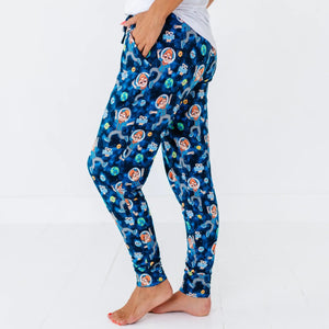 Baby Kids Bamboo Pajamas — Blippi™ in Space Women's Pants — Image 1