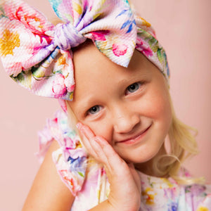 Baby Kids Bamboo Pajamas — Bloom Service Biggie Bow — Image 1