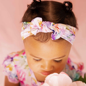 Baby Kids Bamboo Pajamas — Bloom Service Headwrap — Image 1