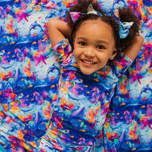 Baby Kids Bamboo Pajamas — Current Crew Bum Bum Blanket — Image 1