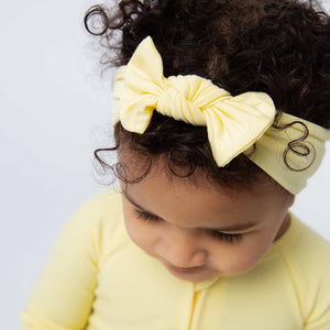 Baby Kids Bamboo Pajamas — Butter Than Ever Headwrap — Image 1
