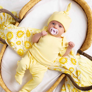 Baby Kids Bamboo Pajamas — Butter Than Ever Infant Ribbed Layette Set — Image 1