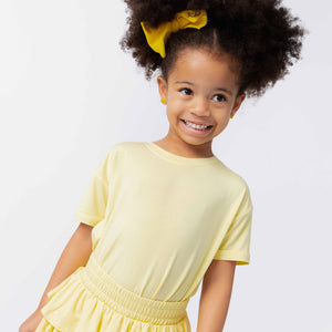 Baby Kids Bamboo Pajamas — Butter Than Ever T-Shirt — Image 1