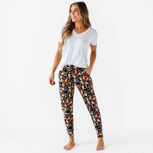 Baby Kids Bamboo Pajamas — Caught in a Jam Women's Pants — Image 1