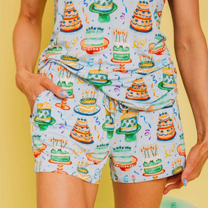 Baby Kids Bamboo Pajamas — Piece O'Cake Women's Shorts — Image 1