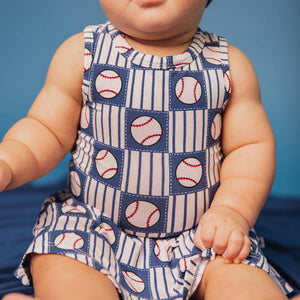 Baby Kids Bamboo Pajamas — Pitch Perfect Racer Back Ruffle Dress — Image 1