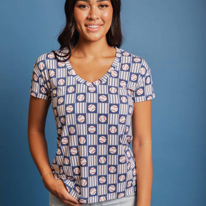 Baby Kids Bamboo Pajamas — Pitch Perfect Women's Short Sleeve T-Shirt — Image 1