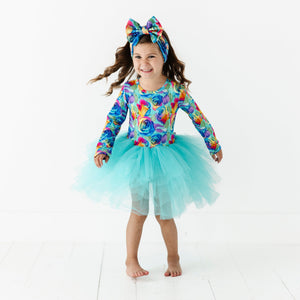 Baby Kids Bamboo Pajamas — Kaleidorose Tulle Tutu Dress — Image 1