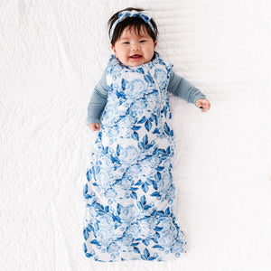 Baby Kids Bamboo Pajamas — My Something Blue Sleep Sack — Image 1