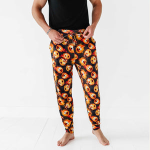 Baby Kids Bamboo Pajamas — Blazing Goals Men's Pants — Image 1