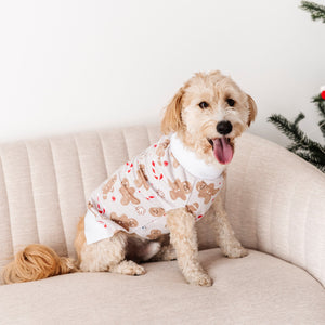 Baby Kids Bamboo Pajamas — Baking Spirits Bright Dog Sweater — Image 1