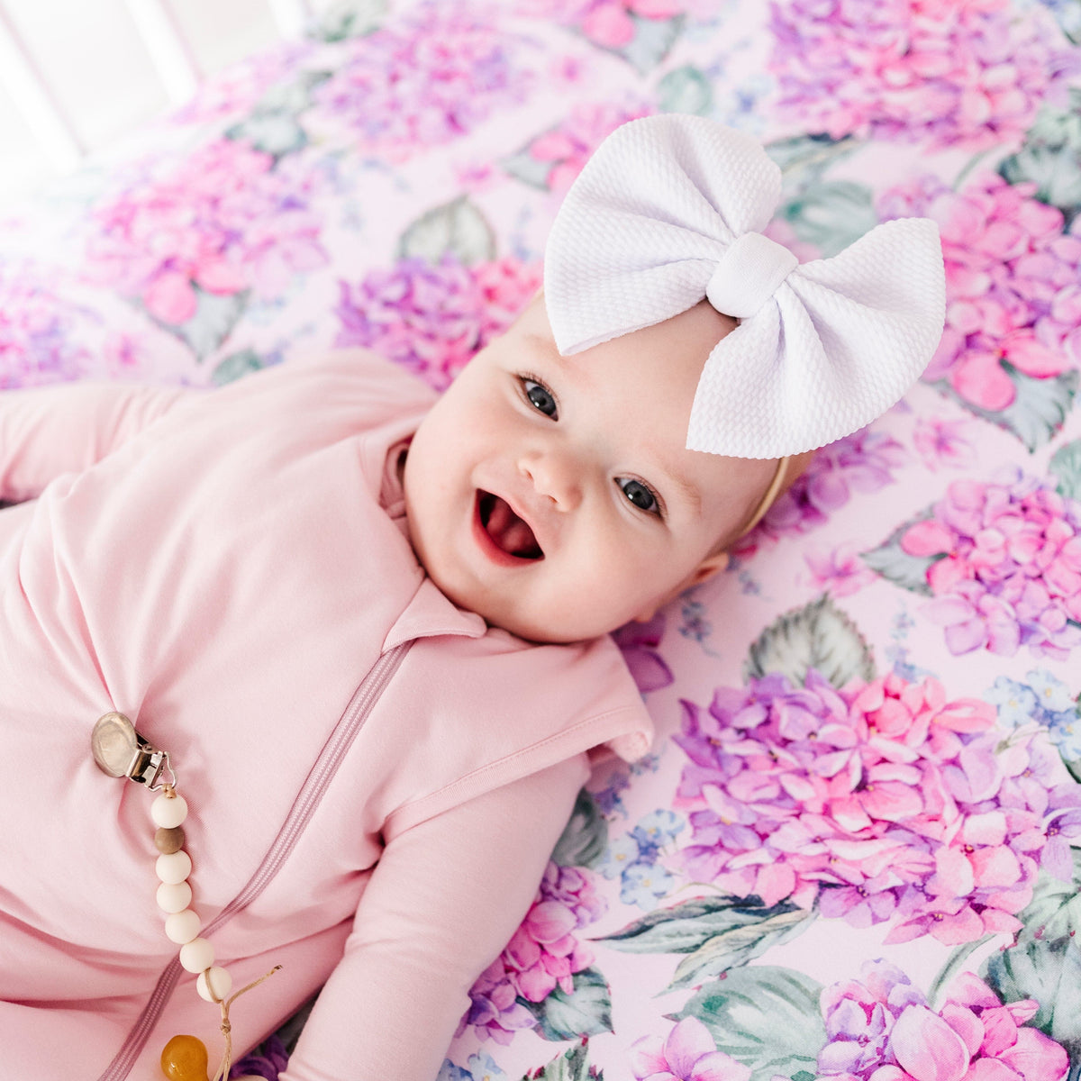 You Had Me At Hydrangea Crib Sheet