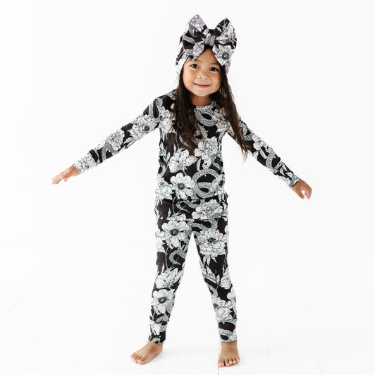 Snake It Off Two-Piece Pajama Set