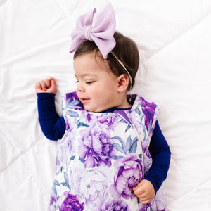 Baby Kids Bamboo Pajamas — You're Peony One For Me Sleep Sack — Image 1