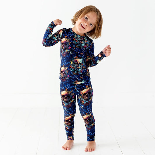 Sherlock Bones Two-Piece Pajama Set